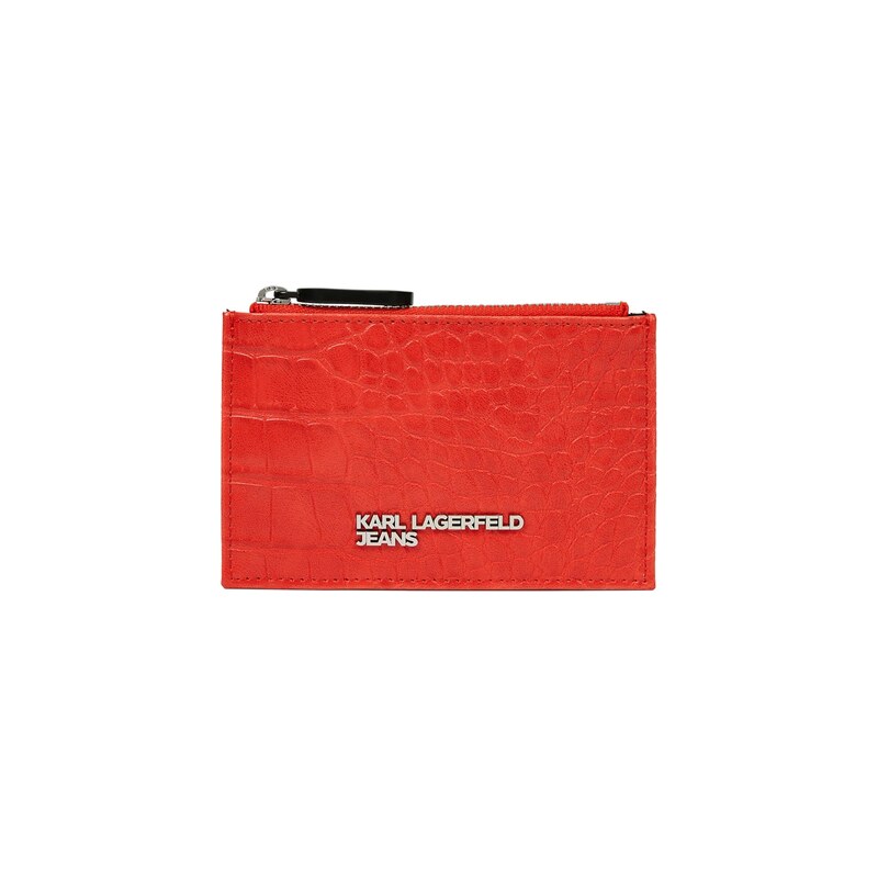 KARL LAGERFELD JEANS Pouzdro oranžově červená 115562640