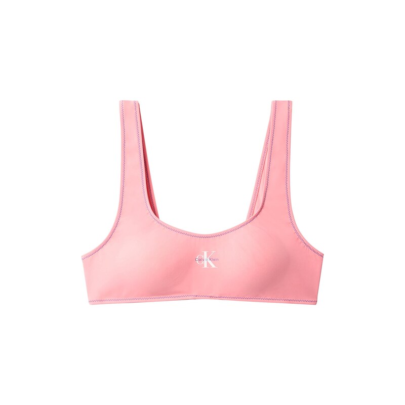 Calvin Klein Swimwear Horní díl plavek CK Monogram fialová / růžová / 115562761
