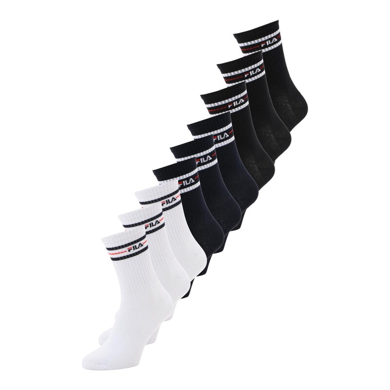 FILA Ponožky červená / černá / bílá 115562744