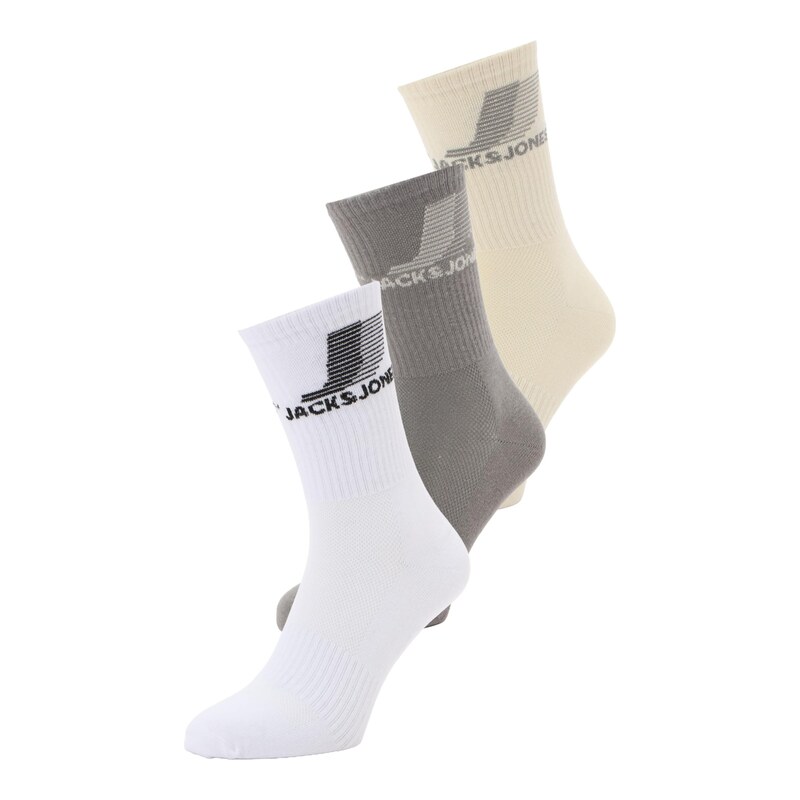 JACK & JONES Ponožky JACJASPER režná / tmavě šedá / černá / bílá