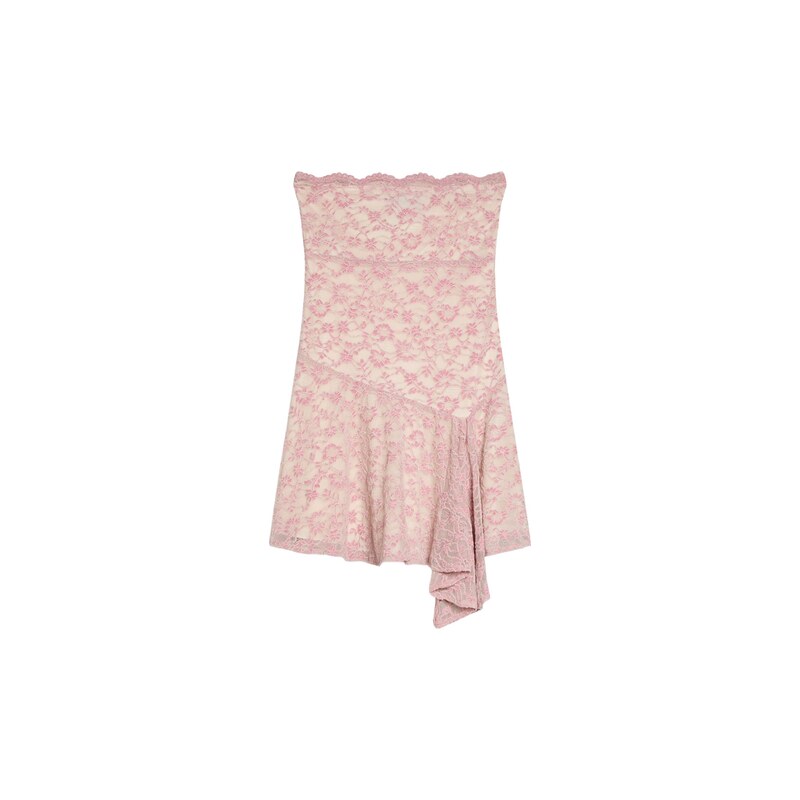 Bershka Letní šaty pitaya / pastelově růžová