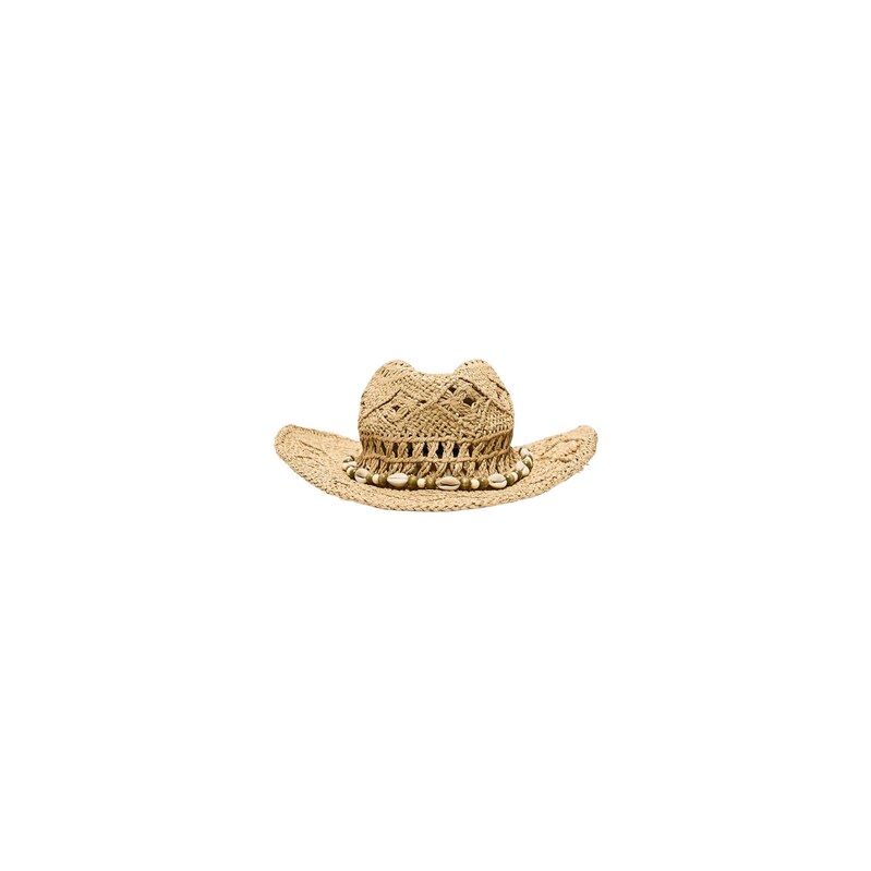 Bershka Klobouk cappuccino / bílá 115562871