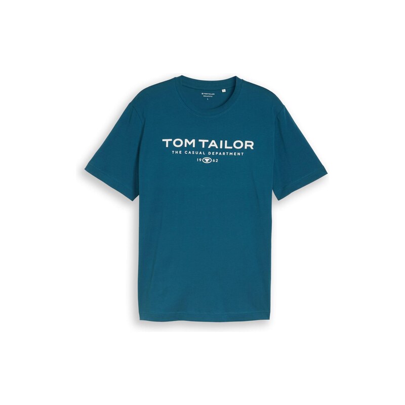 TOM TAILOR Tričko tmavě modrá / bílá
