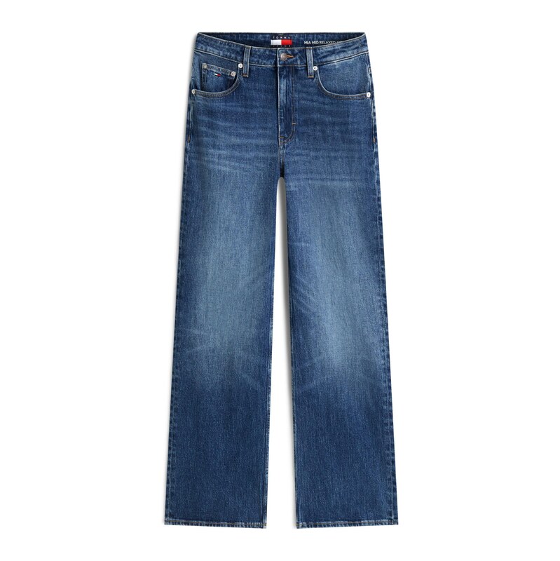 Tommy Jeans Džíny 'Mia Mid Rise Relaxed Straight' modrá