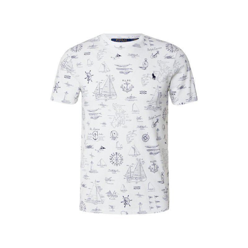 Polo Ralph Lauren Tričko námořnická modř / bílá