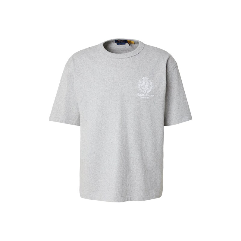 Polo Ralph Lauren Tričko šedý melír / bílá