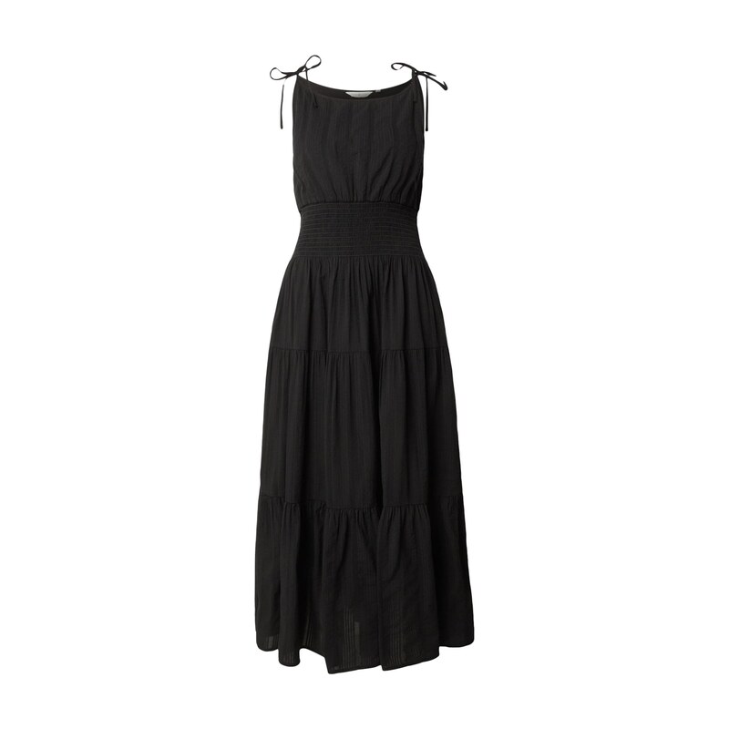 TOMMY HILFIGER Letní šaty 'Self- Strap Smock Midi' černá