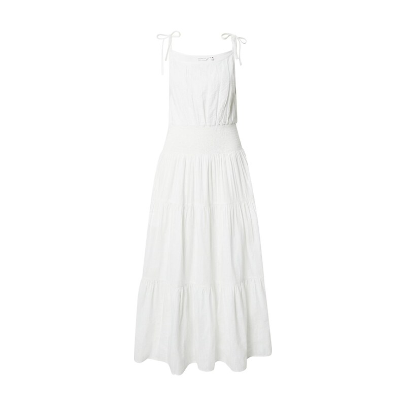 TOMMY HILFIGER Letní šaty 'Self- Strap Smock Midi' bílá