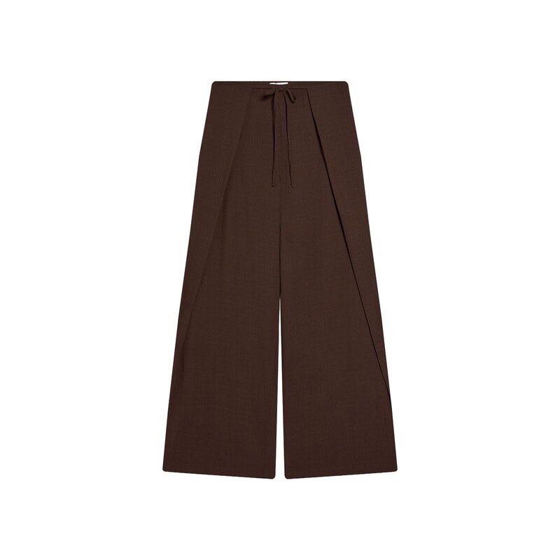 Bershka Kalhoty hnědá
