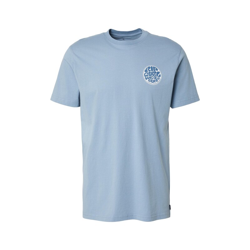 RIP CURL Tričko 'WETTIE PASSAGE' modrá / světlemodrá / bílá