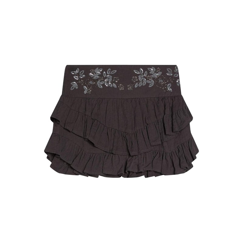 Bershka Sukně šedá 115563610