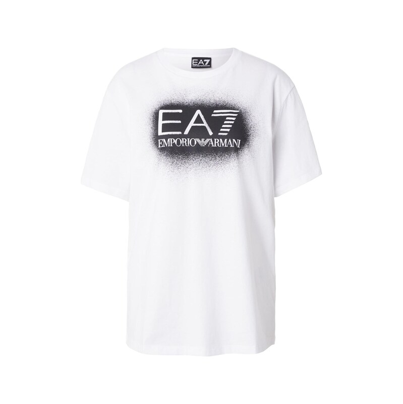 EA7 Emporio Armani Tričko černá / bílá 115563789