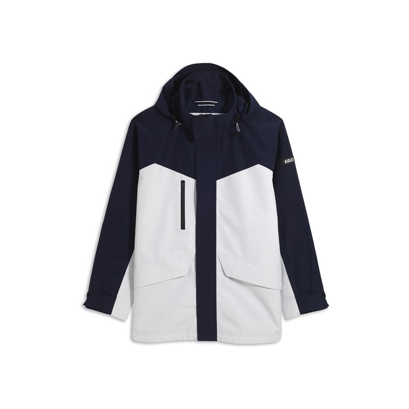 AIGLE Přechodová parka GORE-TEX tmavě modrá / bílá 115563936