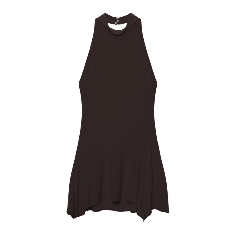 Pull&Bear Šaty čokoládová 115564147