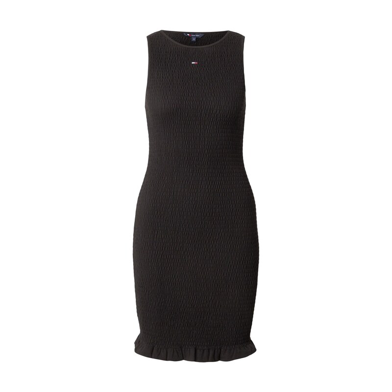 Tommy Jeans Šaty Smock Tank Bodycon Mini černá