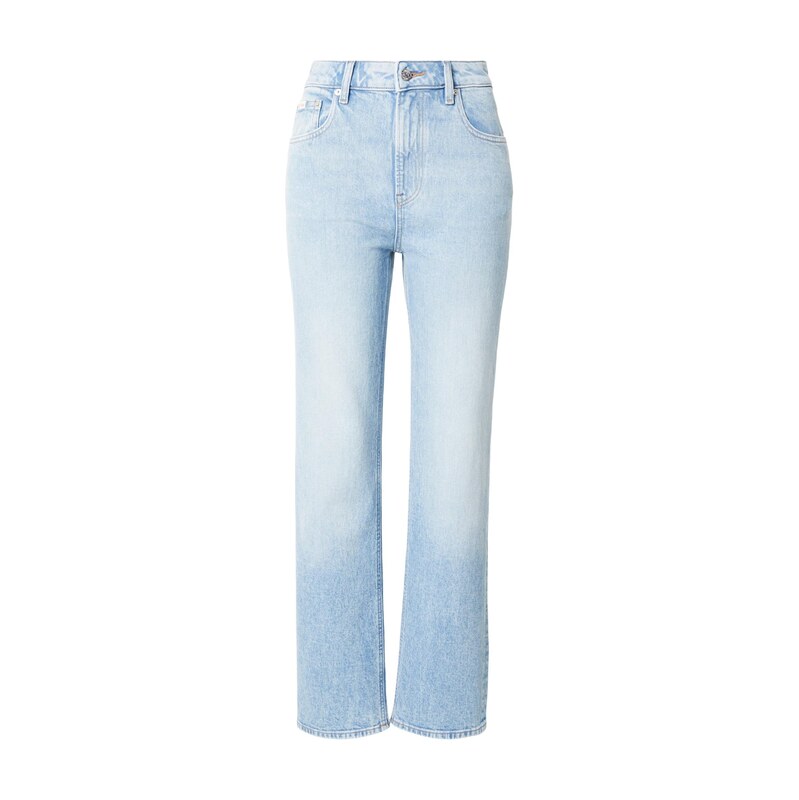 Calvin Klein Jeans Džíny High Rise Straight modrá
