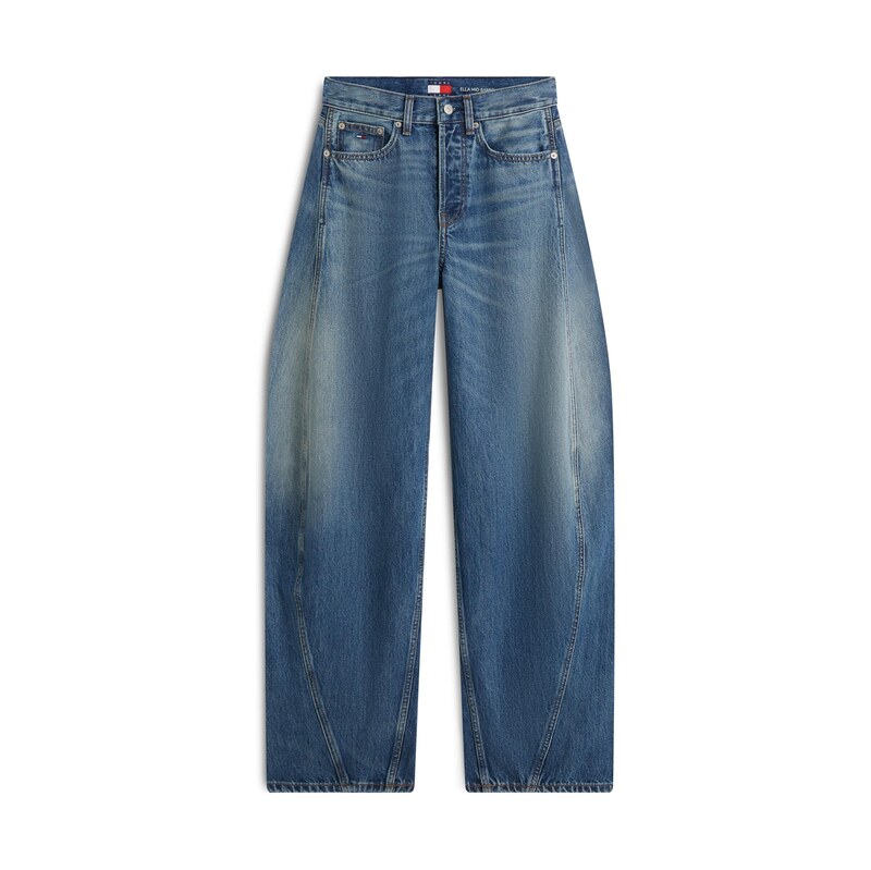 Tommy Jeans Džíny Twisted Seam Mid Rise Barrel tmavě modrá