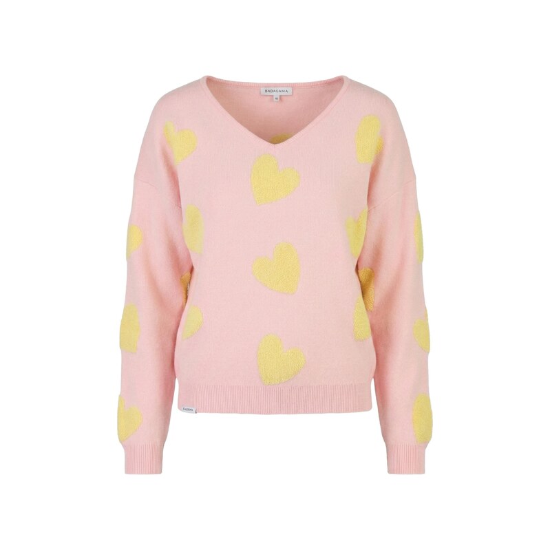 Kleinigkeit Svetr Lovely Wollma tmavě žlutá / růže 115564179