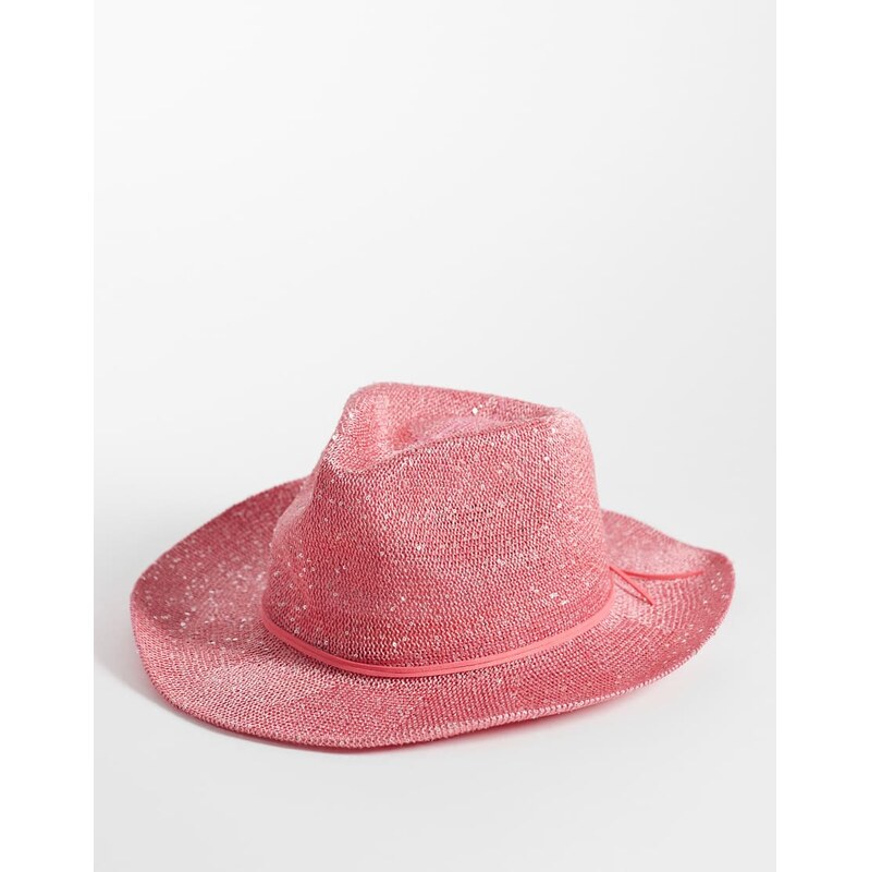 South Beach cowboy hat in metallic pink 115565998