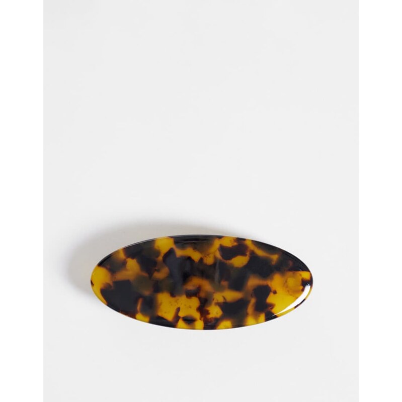 ASOS DESIGN tortoise shell hair clip-Multi 115566103