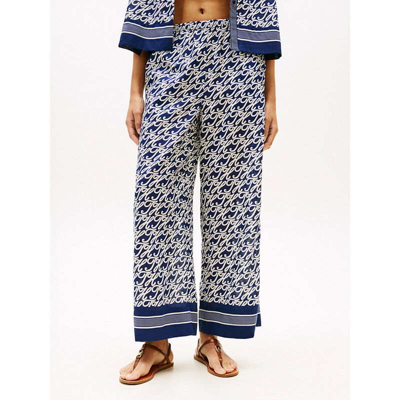 Tommy Hilfiger dámské tmavě modré kalhoty 115566378
