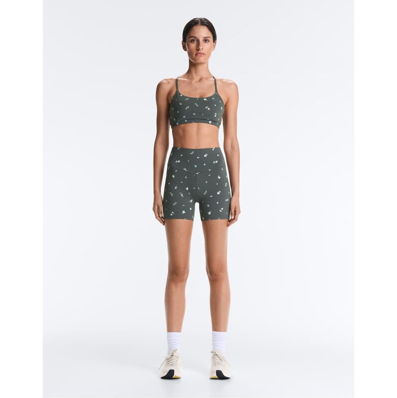 OYSHO Evermove high-rise 10cm hot pant leggings in grey