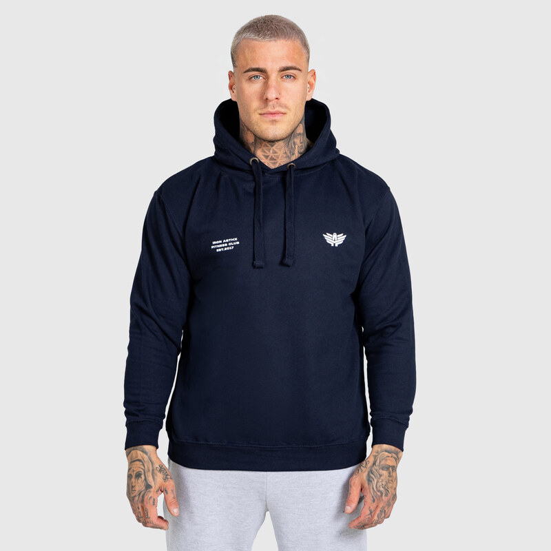 Pánská mikina s kapucí Iron Aesthetics Club Hoodie, navy