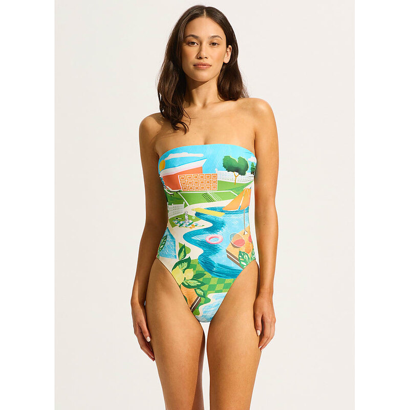 Plavky Seafolly Türkis/ Grün 8997310 115570838