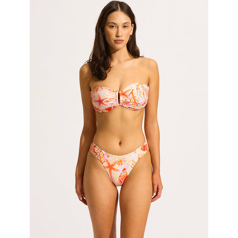 Plavky spodní díl Seafolly Weiß/ Orange 1697533 115573423