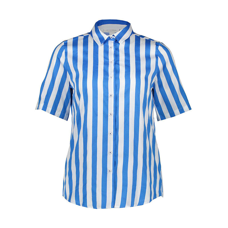Košile Eterna Blau/ Weiß 9943417