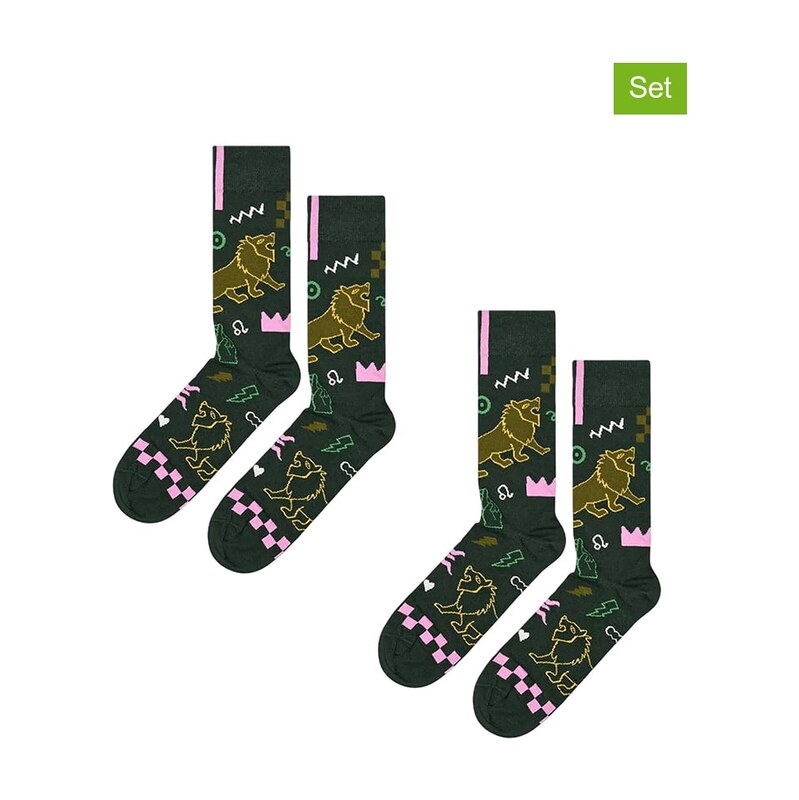 Ponožky Happy Socks Rosa/ Grün 9532231 115573369