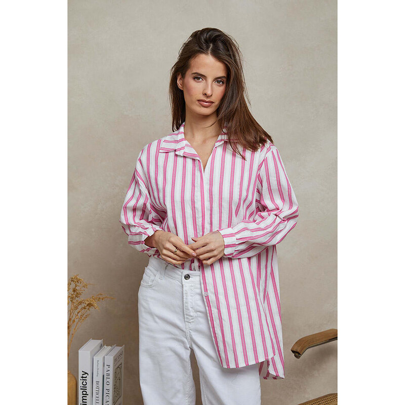 Košile Plume Weiß/ Pink 8654218 115574186