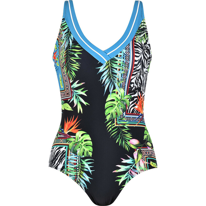 Plavky Naturana Schwarz/ Grün 4157045 115575006