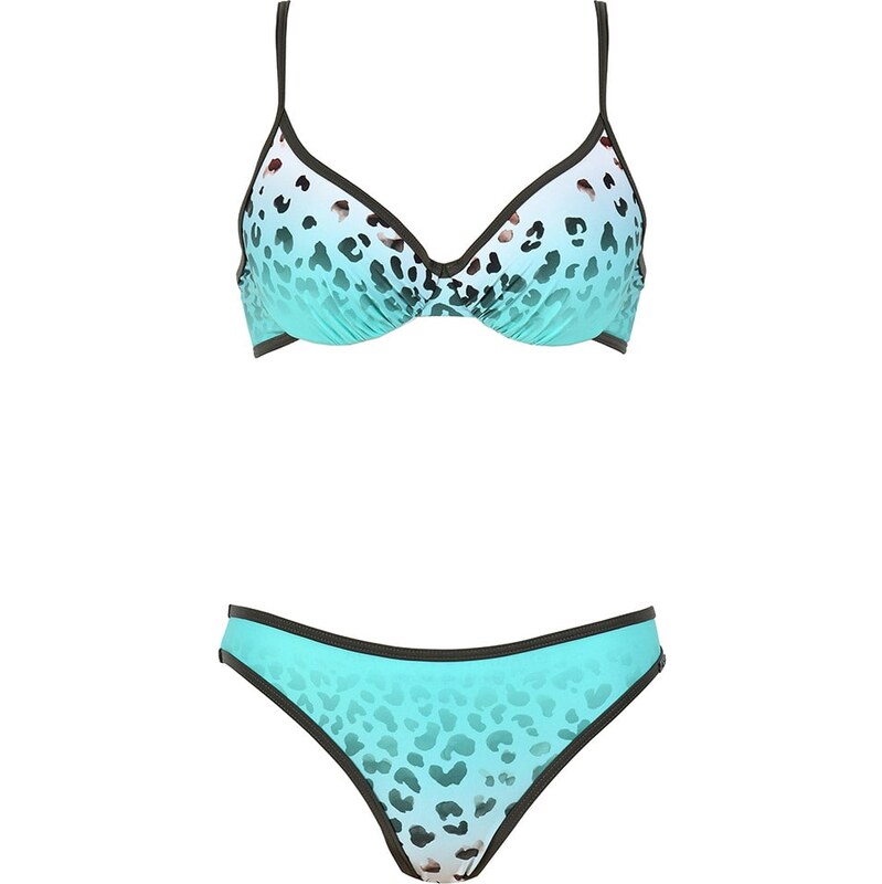 Plavky Naturana Türkis/ Khaki 5532489 115575007