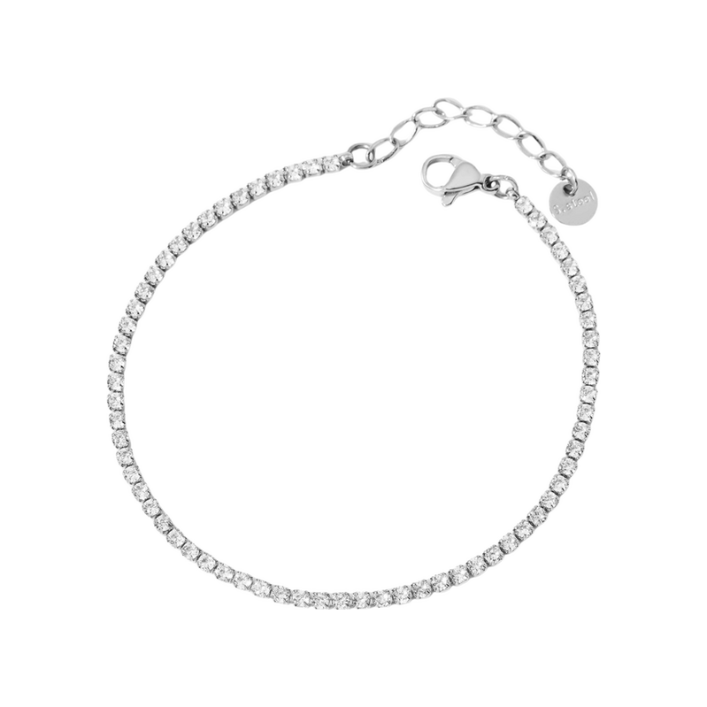 SYLVIENE Náramek TENNIS se Zirkony Silver 115576093