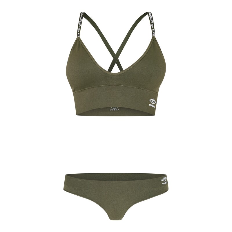 Sportovní podprsenka Umbro Khaki 1498630 115578851
