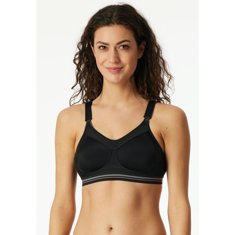 Sportovní podprsenka Schiesser Schwarz 7962520 115580775