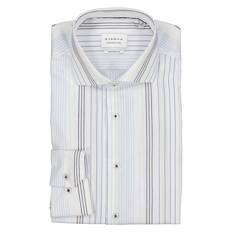 Košile Eterna Creme/ Blau 409377
