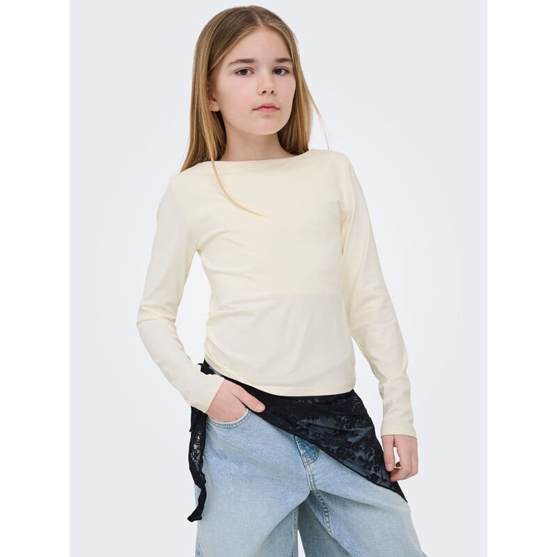 Tričko KIDS ONLY Creme 3280782