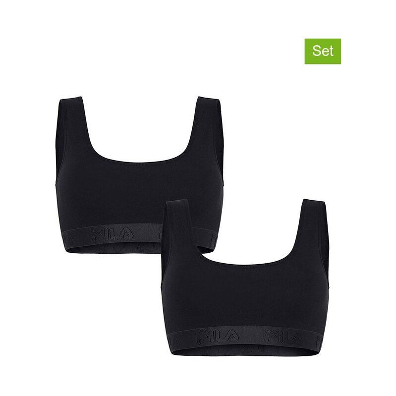 Sportovní podprsenka Fila Schwarz 9957805 115581512