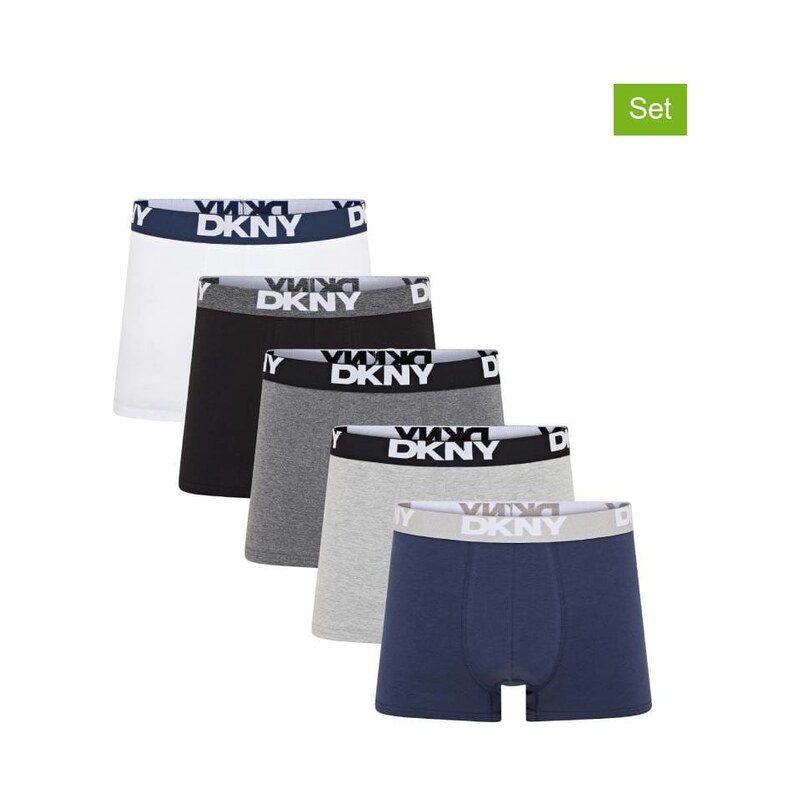 Boxerky DKNY Schwarz/ Grau/ Weiß 3740416