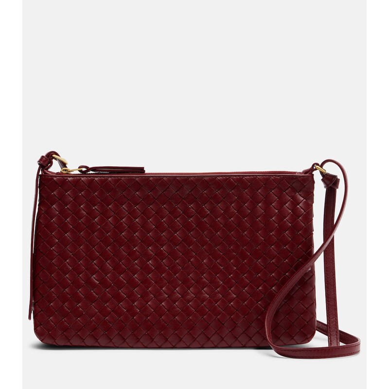 Bottega Veneta Intrecciato leather crossbody bag