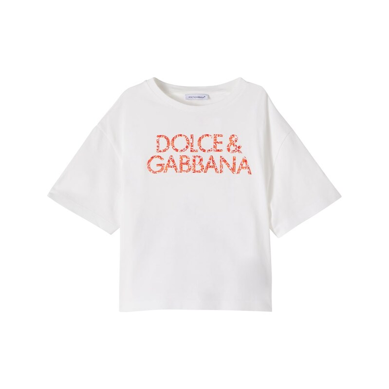 Dolce&Gabbana Kids Logo cotton jersey T-shirt