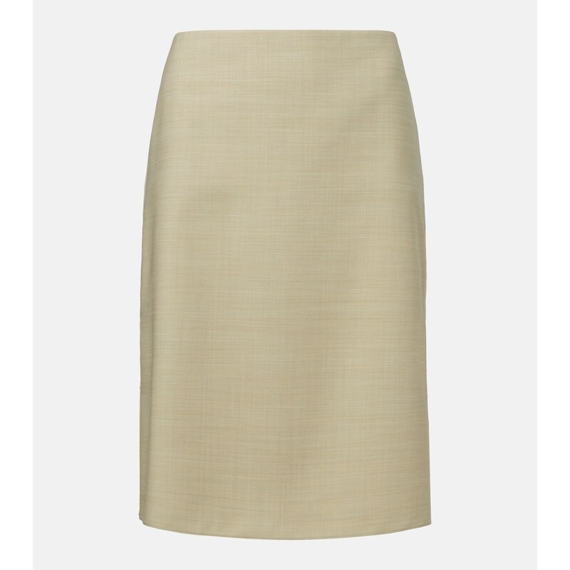 Calvin Klein Collection Lunas wool midi skirt