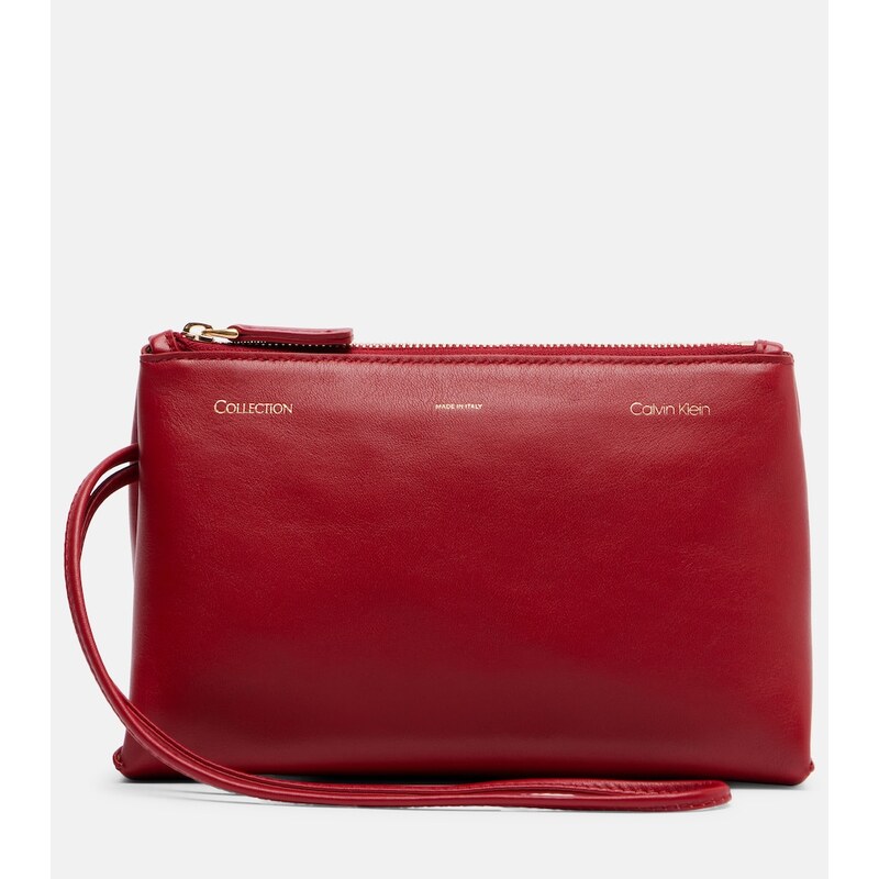 Calvin Klein Collection Essential Case Mini leather clutch