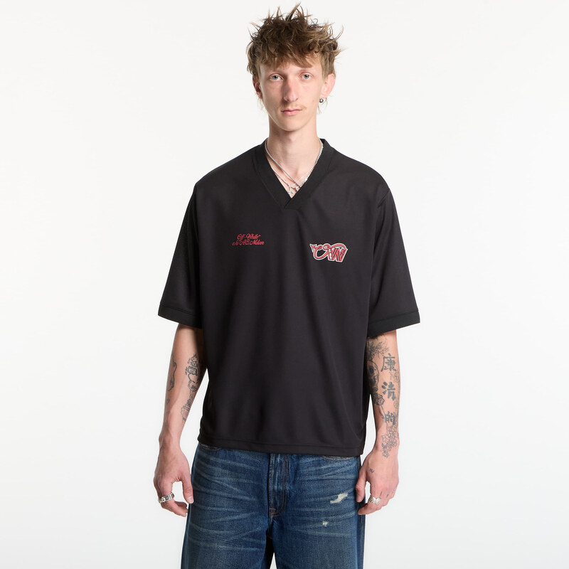 Tričko Off-White x AC Milan Tech T-Shirt UNISEX Black/ Red XL
