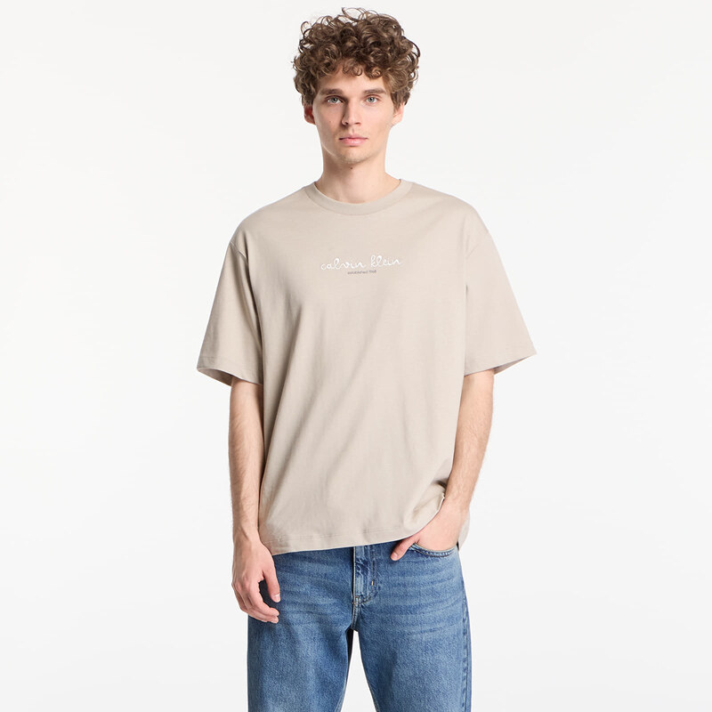 Tričko Calvin Klein Jeans Ss 16S Ck Trvl Lines Graphic Tee Plaza
