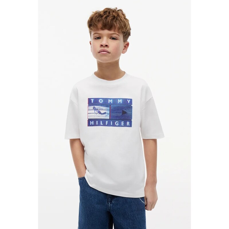 Tommy Hilfiger tričko dětské bavlněné