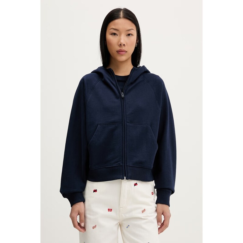 Tommy Jeans rozepínací mikina dámská bavlněná 115585649
