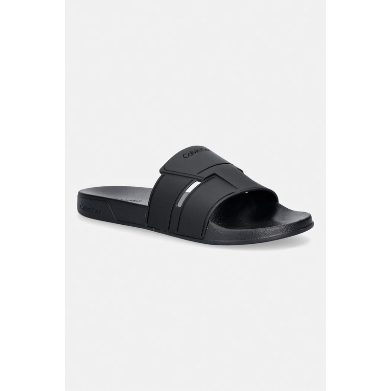 Calvin Klein pantofle s odkrytými prsty pánské ESS SLIDE DOUBLE T